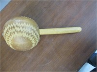 Vintage Gourd Maraca Carved