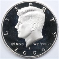2004-S 90% Silver Proof Kennedy Half Dollar