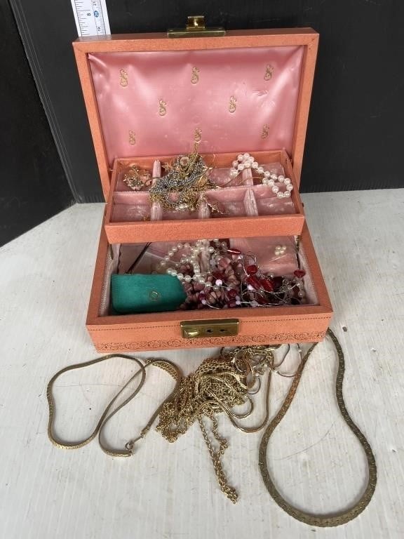 Jewelry box w/ contents