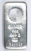 Silver  5oz Bar