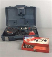Bosch 36v Drill W/ Batteries, Charger And Bits