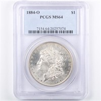 1884-O Morgan Dollar PCGS MS64
