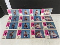 16 1974 Opeechee Quebec Nordiques hockey cards