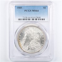 1885 Morgan Dollar PCGS MS64