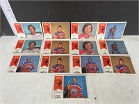 13 1974 Opeechee Edmonton Oilers hockey cards