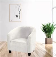 1PCS Velvet Tub Chair Slipcover