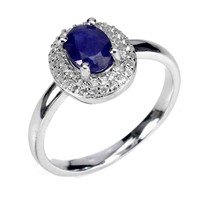 Natural Royal Blue Sapphire Ring
