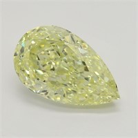 2.42ct,Yellow/IF,Pear cut GIA Diamond