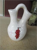 Native White Wedding Vase painted