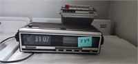 alarm clock and cassette recorder