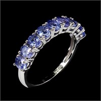 Natural  Blue Tanzanite Ring