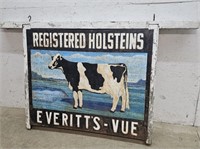 Registered Holsteins sign 52"45"