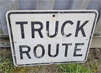 Truck route sign 24"18"