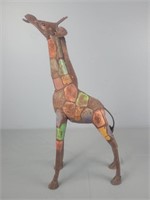 27" Decorative Metal Giraffe