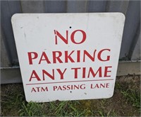 No parking anytime sign 24"