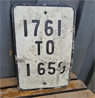 1761-1659 sign 12"18"