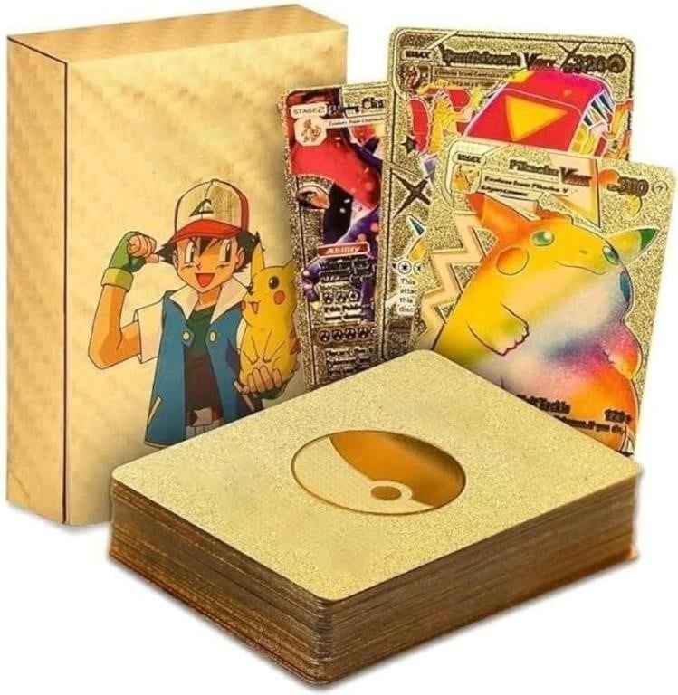 Pokemon 55PCS Golden Cards
