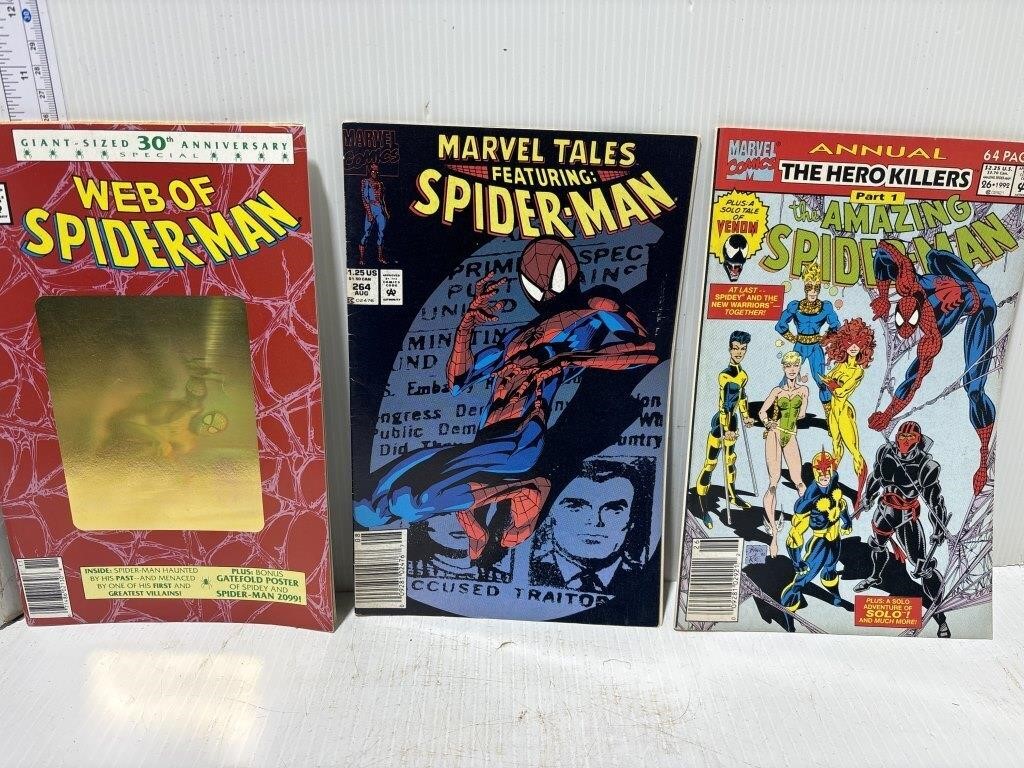3 Spider-Man comics