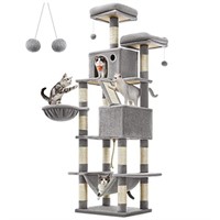 Feandrea Cat Tree, 81.1-Inch Large Cat Tower with