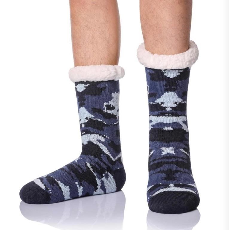 DOSMART Men's Non Slip Sock Slipper