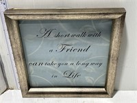 Short walk wall decor