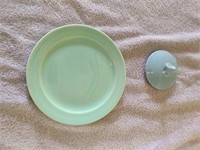 1 Lu-Ray pastel plate and bowl cover