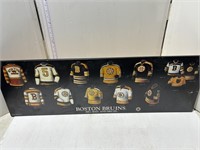 Plaque- Boston Bruins jersey history