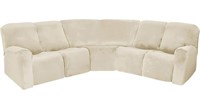 L SHAPE SECTIONAL RECLINER SOFA COVERS 5 SEAT