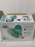 74 PACK OF PAMPERS PURE PROTECTION DIAPERS, SIZE: