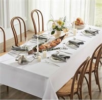 MYSKY HOME White Rectangle Tablecloth