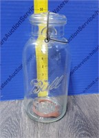 VINTAGE Ball #4 Half Gallon Wire Bail Jar