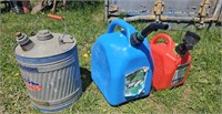 3 fuel cans
