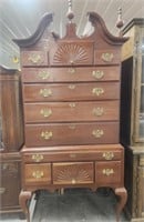 Cherry Queen Anne Style Chest of Drawers