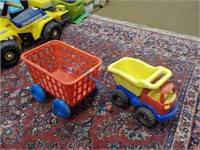 Plastic truck and cart