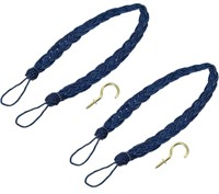 UXCELL, 2 PACK OF 23 IN. BRAIDED CURTAIN TIE