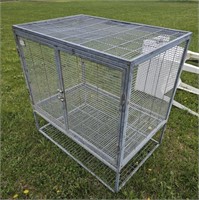 Galvanized rabbit cage 24"36"36"