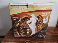 Kirkland's Angel with Nativity In Box