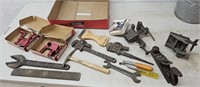 Tools, vises, clamps, hammers