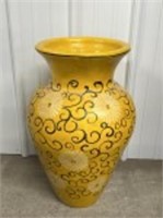 Large Handpainted Vase from Mexico