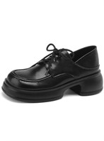 WOMENS LACE UP OXFORD DRESS SHOES SIZE 36
