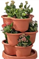 3 TIER VERTICAL GARDEN POTS