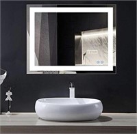 DP HOME LED LIGHTED RECTANGLE BATHROOM MIRROR