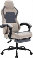 NIONIK GAMING CHAIR WITH FOOTREST, ERGONOMIC