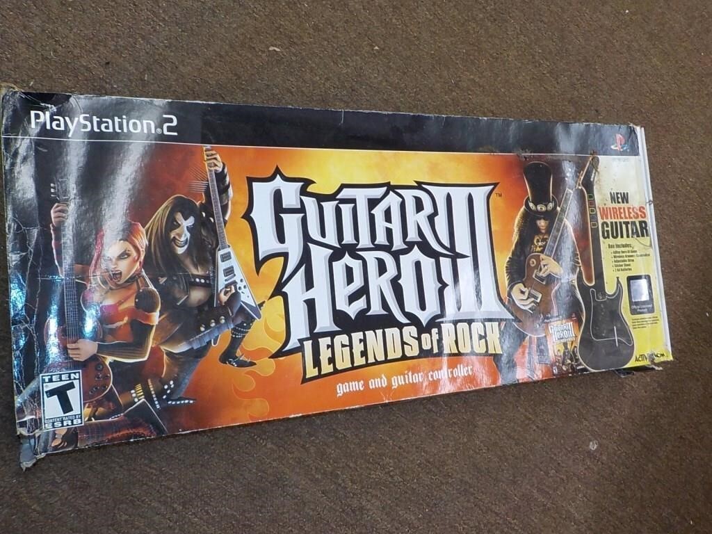 Guitar Hero III Play Station 2 NOT sure if