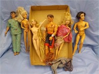 Various Barbie & Ken dolls not in boxes