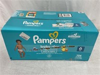 PAMPERS BABY DRY SIZE 6 DIAPERS