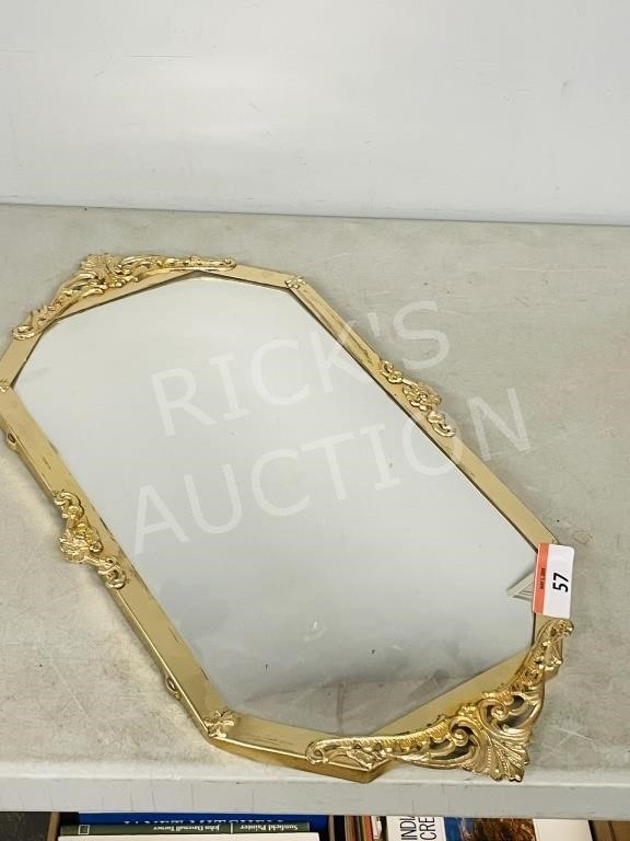 antique mirror - refurbished - 12" x 24" long