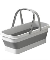 COLLAPSIBLE BUCKET WITH HANDLE 18IN X 9IN X 7IN