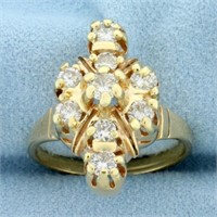 Vintage Diamond Ring in 14K Yellow Gold