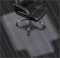 OFFICE CHAIR FLOOR MAT FOR CARPET WITH LIP 36IN